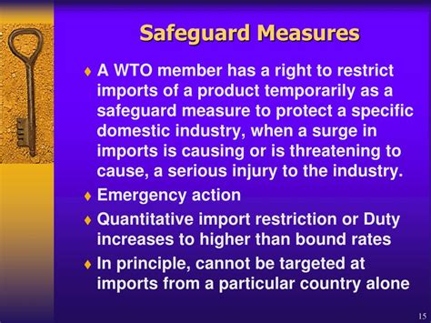 Safeguard Measures.